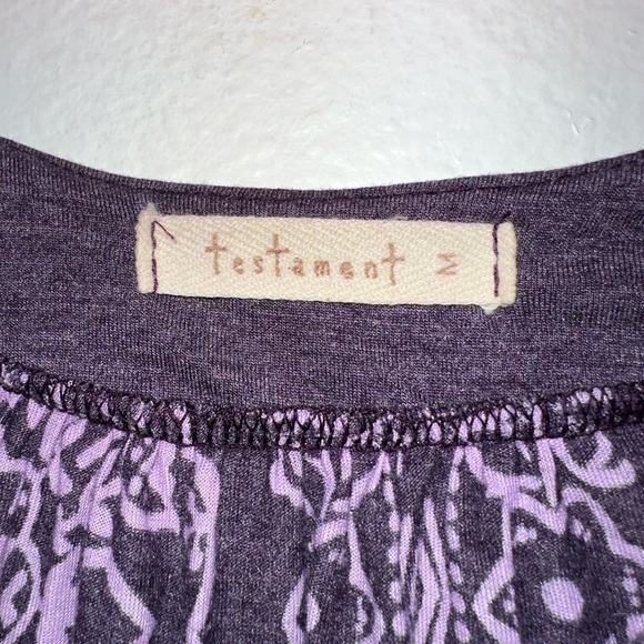 Fun Top by Testament Purple Size M - Picture 3 of 5
